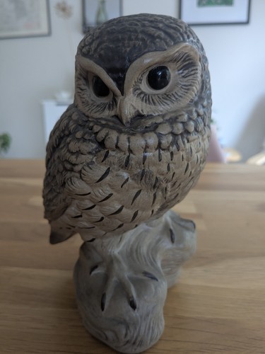 Poole pottery owl i ches - pottery,