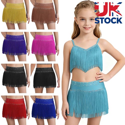 Girls sparkly tassel fringe - sparkly,