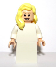 Lego Bride Bridesmaid  Minifigure Flesh Reversible Head Blonde Hair Wedding
