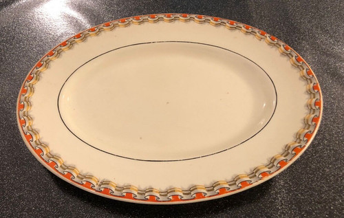 Woods ivory ware platter - woods, l