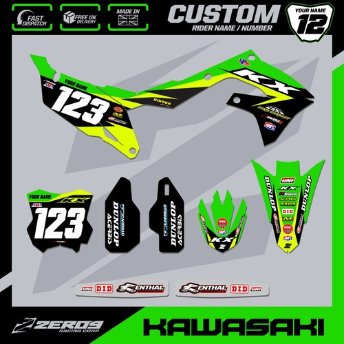 Kawasaki motocross graphics - kawasaki,