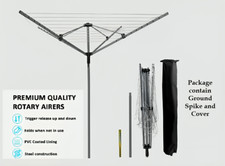 4 Arm Outdoor Rotary Airer