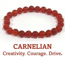 Carnelian Beaded Crystal Stone