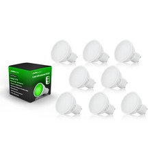 Auraglow LED Coloured GU10 Spotlight Light Bulb - GREEN