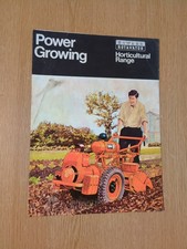 PRE USED HOWARD ROTAVATOR HORTICULTURAL RANGE COLOUR FARMING BROCHURE IN GC