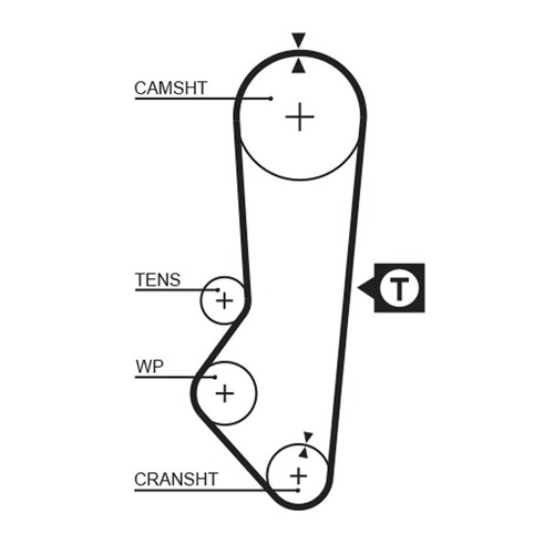 Gates 5357xs timing - 5357xs, belt