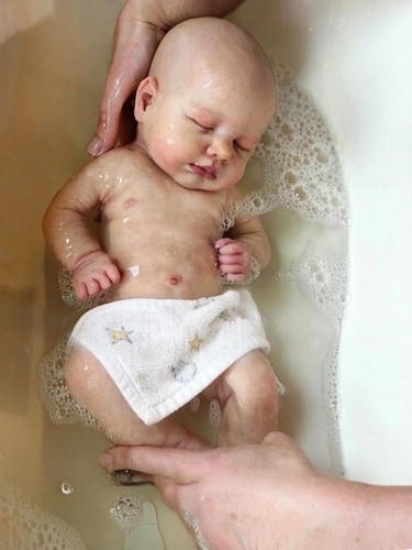Squishy silicone reborn baby - squishy,