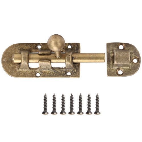 Vintage brass door latch - brass,