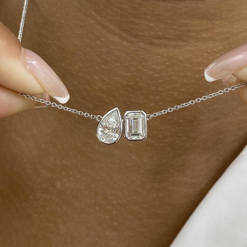 Statement necklace platinum - statement,