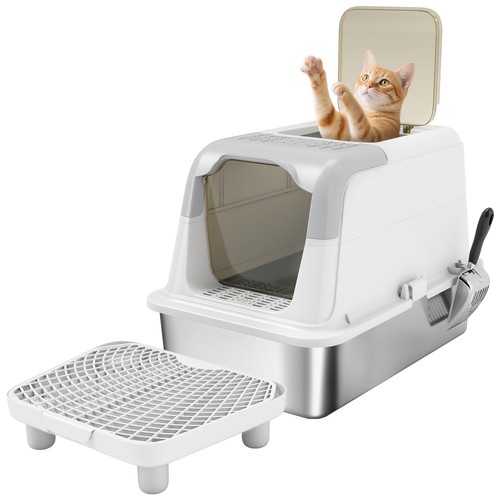 Stainless steel litter - stainless, box