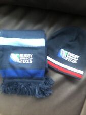ENGLAND RUGBY WORLD CUP 2015. Beanie Hat & Scarf ( NEW ) 