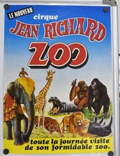 Jean Richard Cirque Zoo Poster