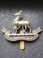 Royal Warwickshire Regiment Victorian British Army Original Cap Badge