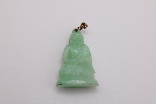 Jade buddha pendant - buddha,
