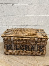 Vintage wicker laundry storage - wicker, laundry/storage