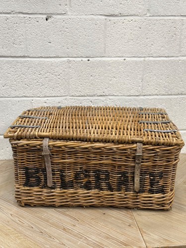 Vintage wicker laundry storage - vintage, laundry/storage