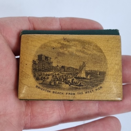 Antique treen mauchline ware - treen,