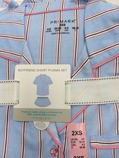 women Blue Stripes Boyfriend