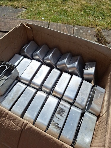 Aluminium mess tins - aluminium,