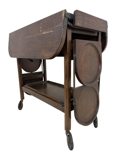 Antique tea trolley table - antique,