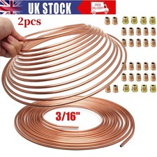 2pcs Copper Kunifer Brake Pipe