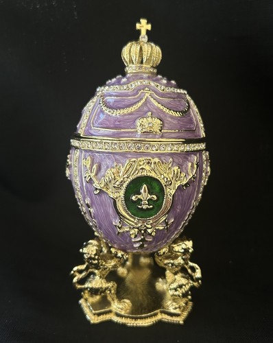 Faberge egg replica - replica, lavender