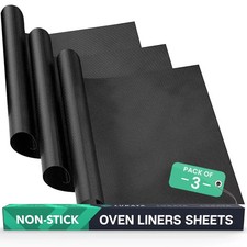 3 Pack Bottom Oven Liner Sheet
