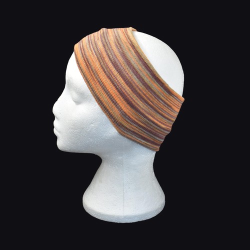 Striped cotton hair - cotton, fair