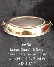 Silver plate plated serving