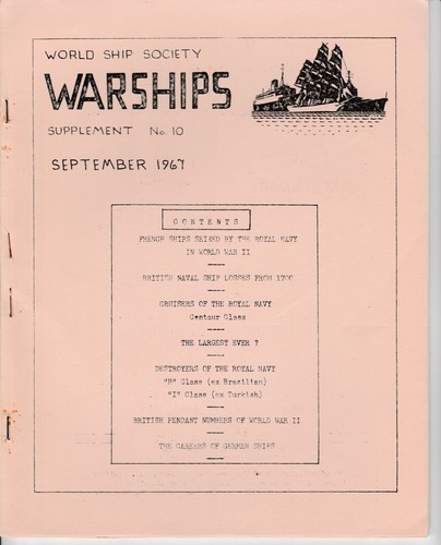 World ship society warships - ship,