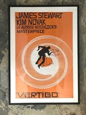 Large Framed "Vertigo" Film