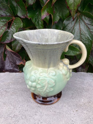 Vintage german pottery jug - german,