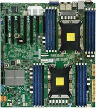 SuperMicro X11DPH-I Server Motherboard E-ATX C621 Chipset Support Dual LGA-3647