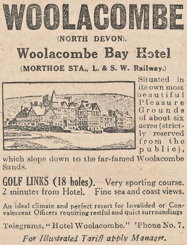 1917 woolacombe bay hotel - woolacombe,