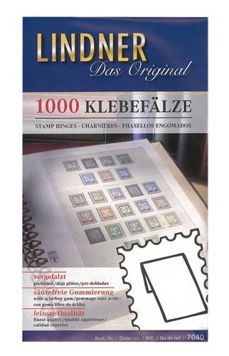 Lindner 7040 pre - pre-folded, stamp