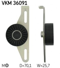 V-RIBBED TENSIONER PULLEY VKM
