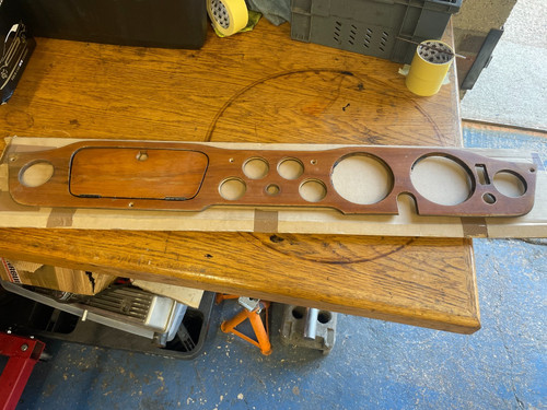 Triumph late tr6 wooden dash - triumph,