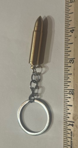 Brass finished novelty bullet - finished,