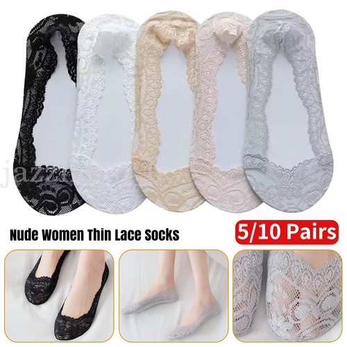 Ladies anti slip footsies - ladies, skin