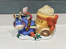 Disney Store 1995 china Candle Ornament Eeyore Piglet Winnie Christmas Decoratio