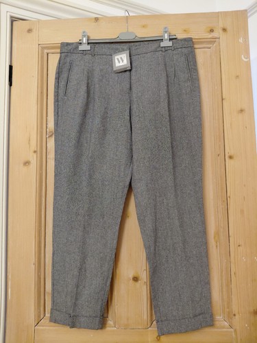 Ladies grey trousers size - grey, 18