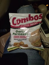Combos Garlic Parmesan Baked Cracker Stuffed Snacks 6.3 oz  - 1 New Bag SOLD OUT
