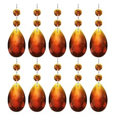 10 Pack Teardrop Crystal