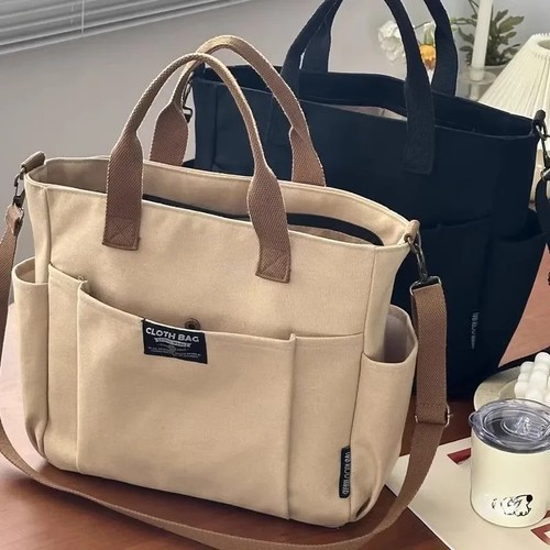 Women canvas tote - canvas, bag