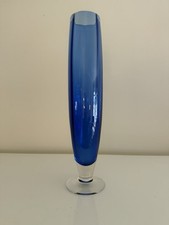 Chunky Blue Crystal Fluted