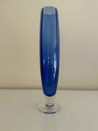 Chunky blue crystal fluted - chunky,