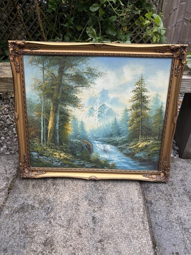 Vintage oil painting - vintage,