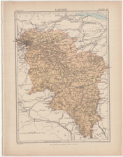 c1895 county Map of