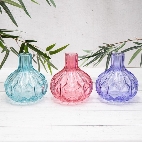 Large vintage vases pink - large,