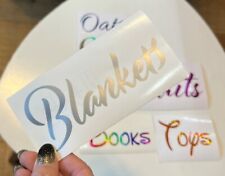 Custom Vinyl Label, Decal